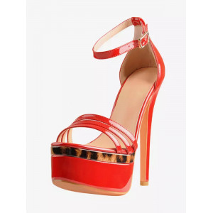 Sandales sexy à plateforme et talons hauts