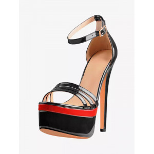 Sandales sexy à plateforme et talons hauts