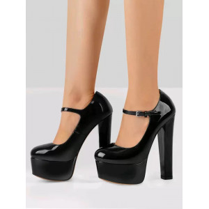 Escarpins à talons hauts et plateforme