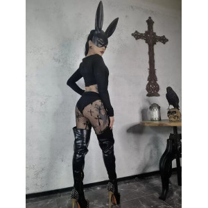 Cuissardes À Talons Hauts À Plateforme Rivet