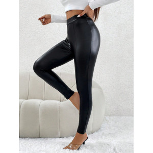 Leggings en PU Noir