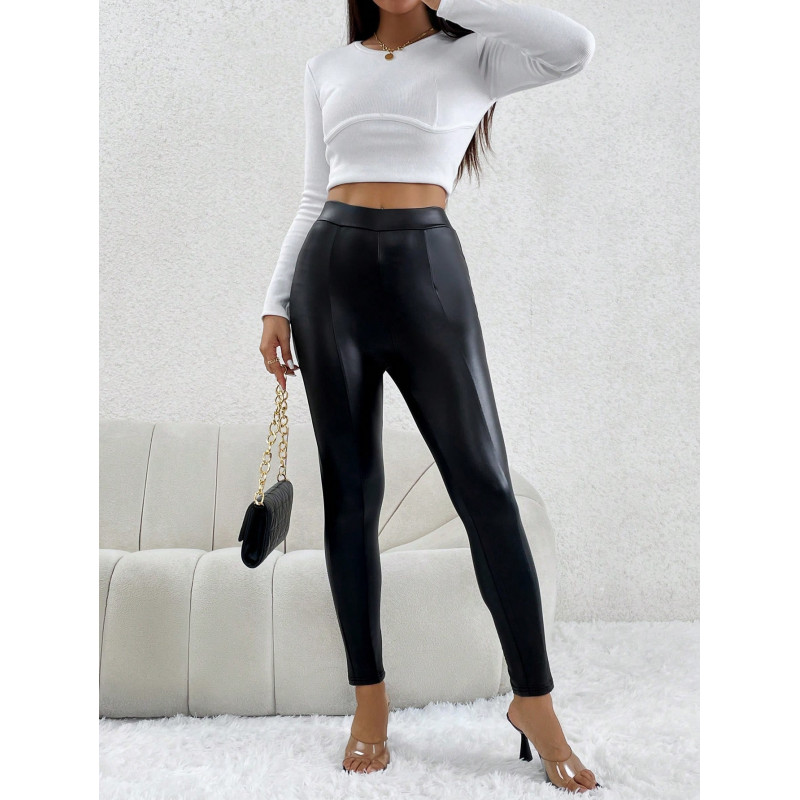 Leggings en PU Noir Leggings en PU Noir