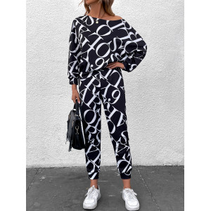 Ensemble sweat-shirt et pantalon de survêtement