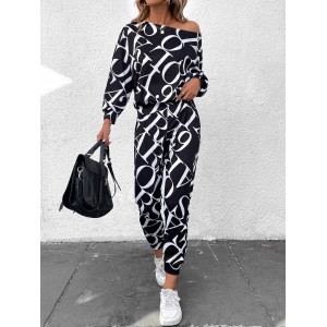 Ensemble sweat-shirt et pantalon de survêtement