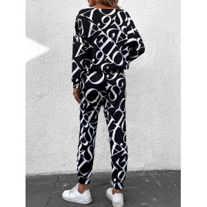 Ensemble sweat-shirt et pantalon de survêtement