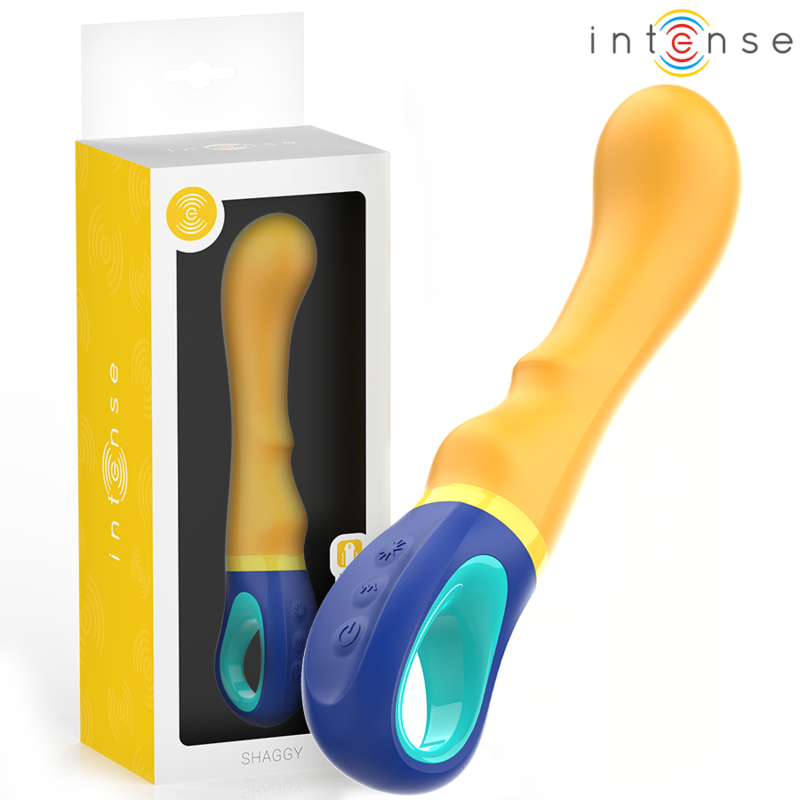 INTENSE - VIBRATEUR POINT G JAUNE SHAGGY INTENSE - VIBRATEUR POINT G JAUNE SHAGGY