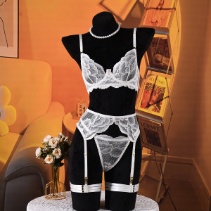 Ensemble de lingerie sexy - Blanc