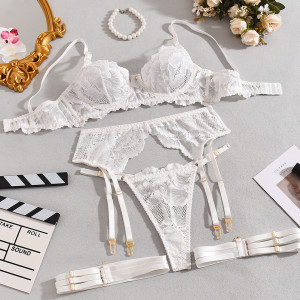 Ensemble de lingerie sexy - Blanc