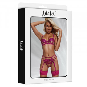 Ensemble lingerie Nora  - fuchsia