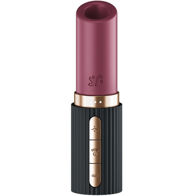 SATISFYER - STIMULATEUR DE CLITORIS PRO 2 KISS WAVE GRENAT / NOIR SATISFYER - STIMULATEUR DE CLITORIS PRO 2 KISS WAVE GRENAT / NOIR