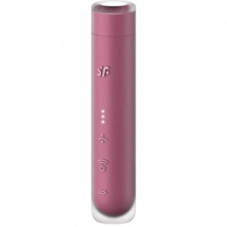 SATISFYER - STIMULATEUR DE CLITORIS FIRST KISS WAVE GARNET