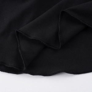 Robe courte sans manches zippée et plissée - Noir