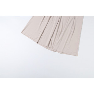 Robe longue fendue décolletée et dos nu