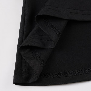 Robe dos nu à rivets  - Noir