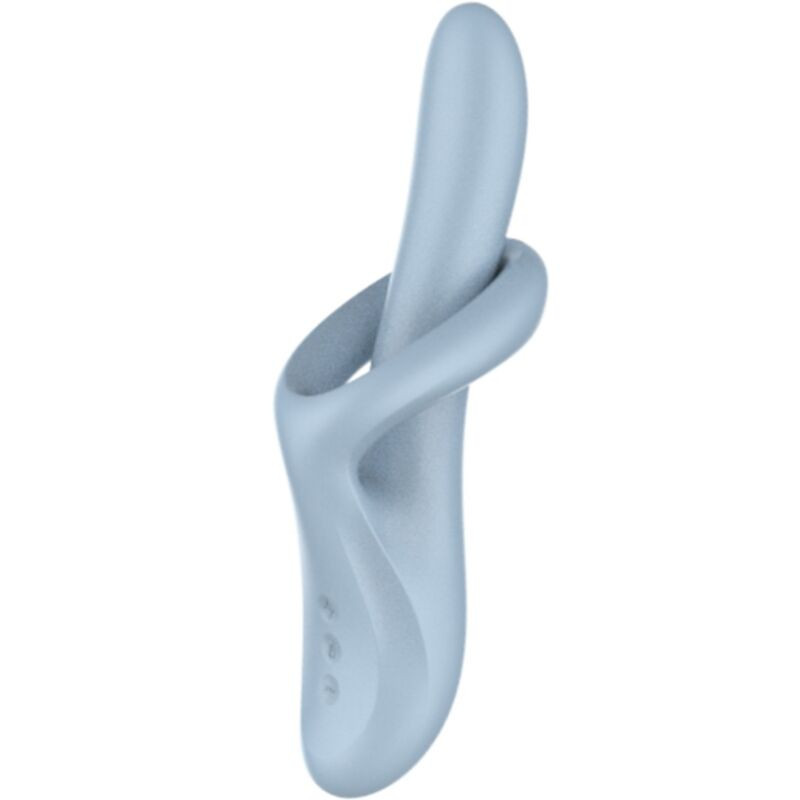 SATISFYER - HEAT FLEX 4 VIBRATEUR EFFET CHALEUREUX 12 VIBRATIONS BLEU SATISFYER - HEAT FLEX 4 VIBRATEUR EFFET CHALEUREUX 12 VIBRATIONS BLEU