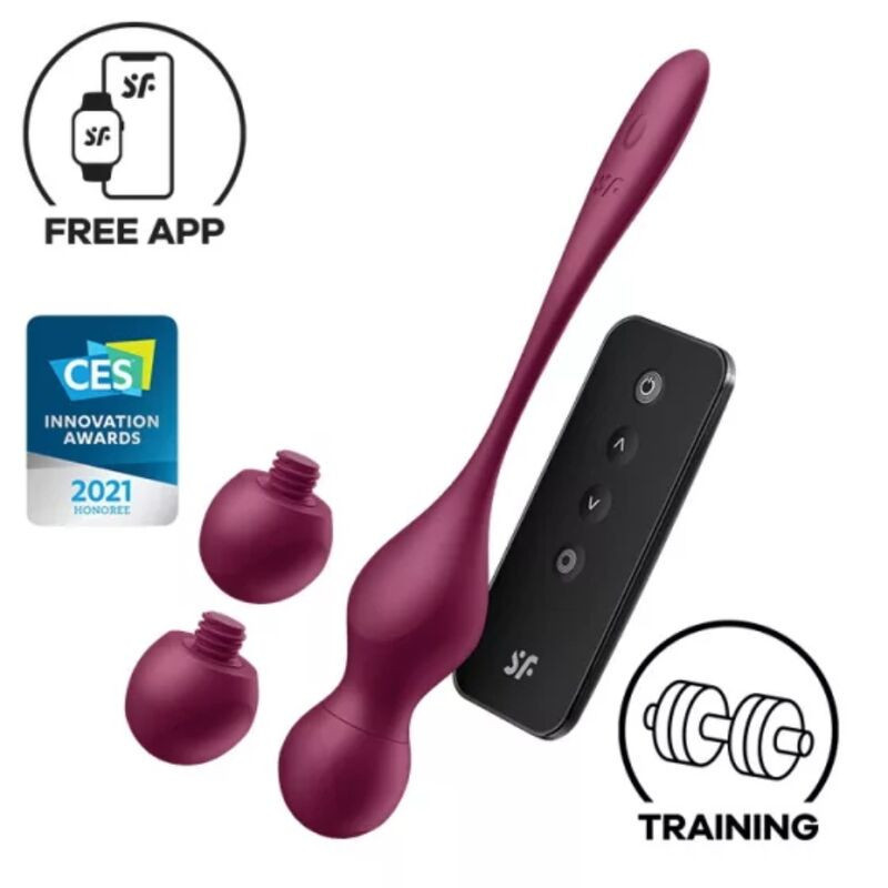 SATISFYER - LOVE BIRDS VARY BALLES VIBRANTES APPLICATION GRATUITE VIN ROUGE SATISFYER - LOVE BIRDS VARY BALLES VIBRANTES APPLICATION GRATUITE VIN ROUGE