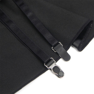 SUBBLIME - 957704 ROBE EN CUIR À FERMETURE ÉCLAIR EN DENTELLE NOIRE