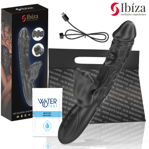 IBIZA - VIBRATEUR ET STIMULATEUR DE CLITORIS AVEC EFFET MORDANT ET DE ROTATION