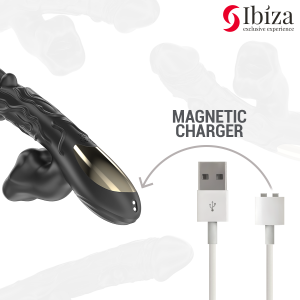 IBIZA - VIBRATEUR ET STIMULATEUR DE CLITORIS AVEC EFFET MORDANT ET DE ROTATION